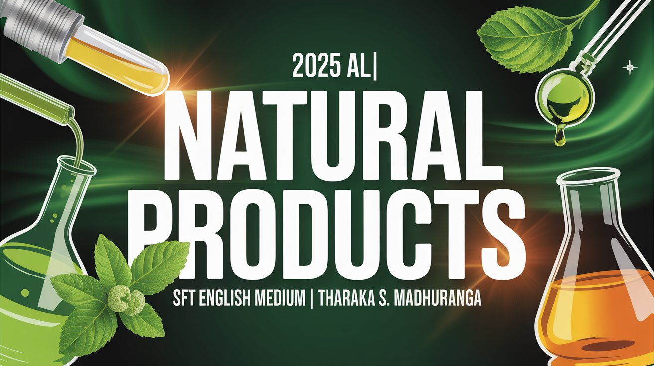 Lesson No 18 – Natural Product Recording + Notes