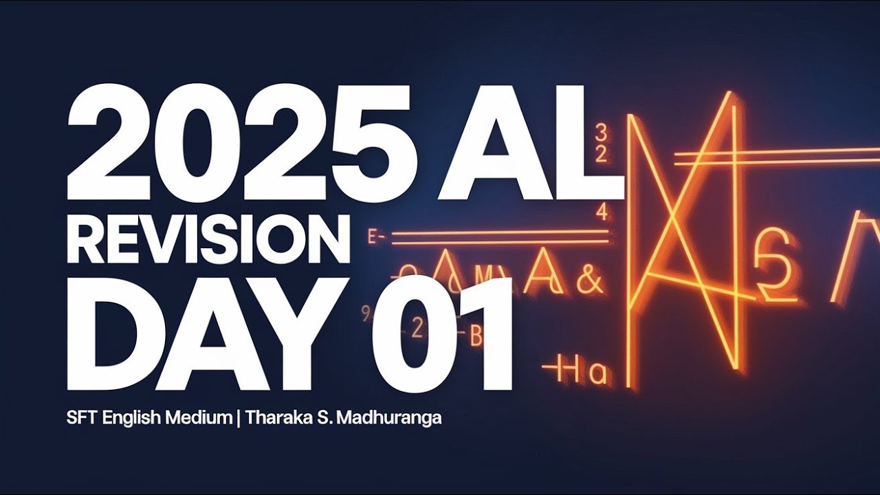 2025 Revision Day 01 – Daily Refresh Paper 01 – Basic Mathematics Discussion